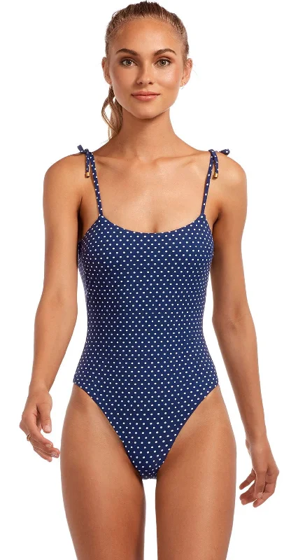 Sleeveless One-Pieces for Cool -Vitamin A Valentina One Piece Swimsuit in Rumba Dots