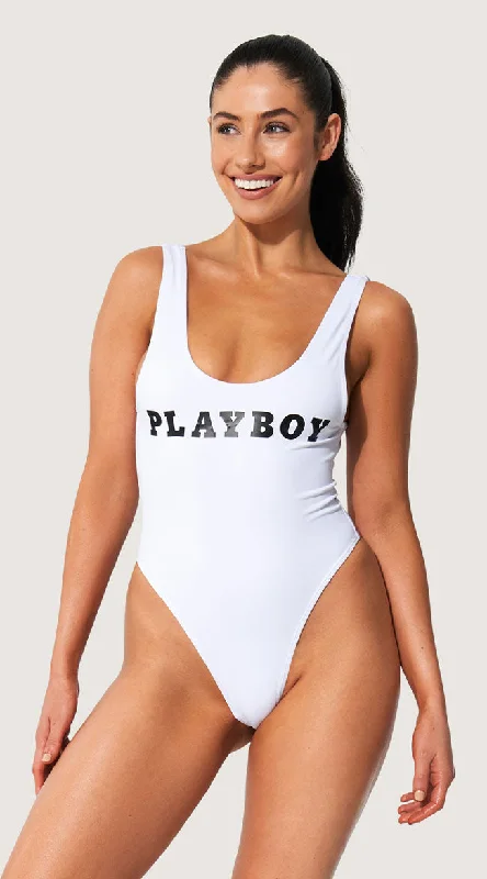 Punk One-Pieces with Spikes -Playboy Classic Edition One Piece Swimsuit