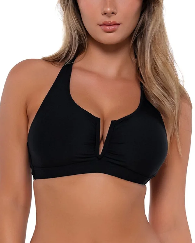 Strapless swim sets for seamless tan lines -2024 Sunsets Solids Vienna V-Wire Bikini Top - 530S