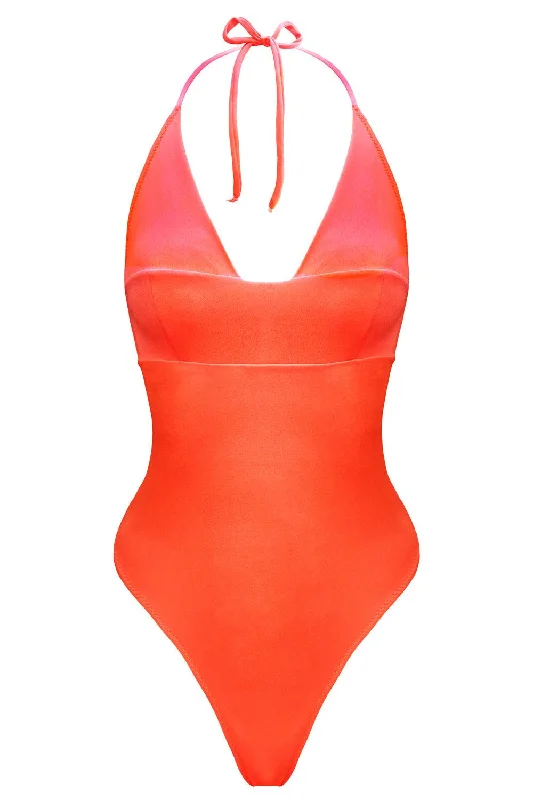 Pink One-Pieces for Feminine -Tonic Tangerine swimsuit