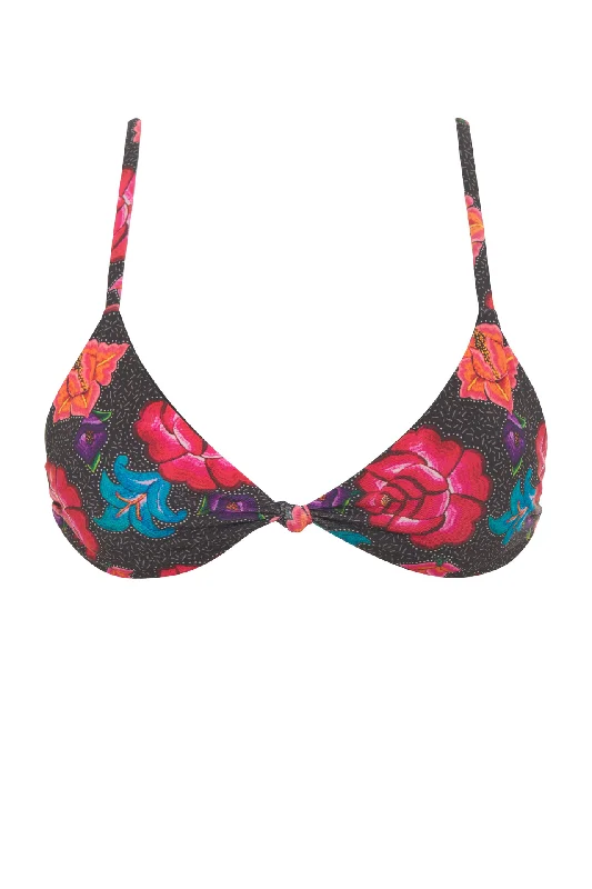 High-neck swim sets with bold color blocks -Alyssa Top- Rosa De Lima