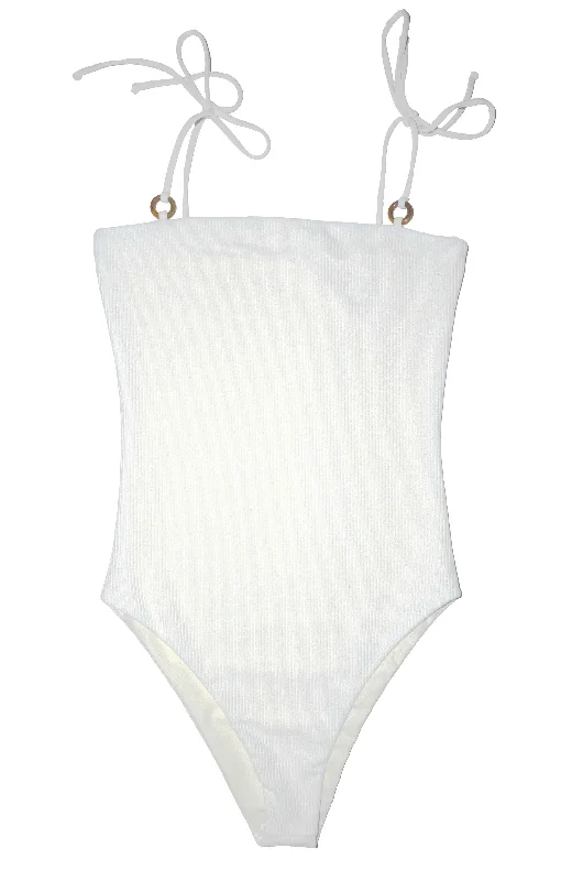 Cycling One-Pieces for Biking -Summer Label Culebra One Piece Swimsuit in Ribbed Foam