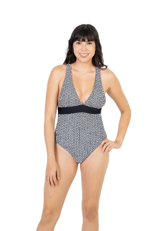 Bodysuit One-Pieces for Layering -Valencia V-Neck One Piece - Reversible