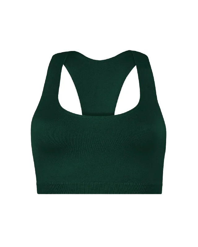 Bridal One-Pieces for Wedding -ELATED Bra Top | Dark Green