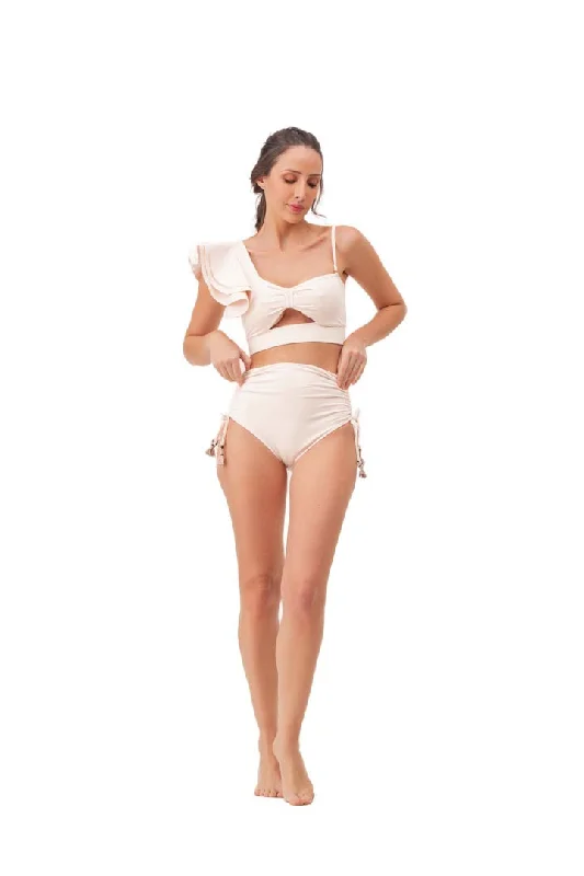 Designer tankini swim sets for high-end style -Bikini Eva Marfil Unicolor