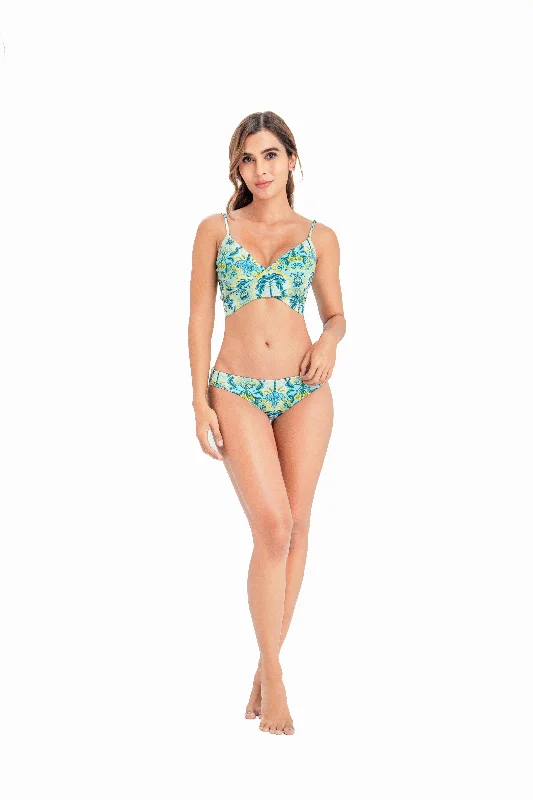 Retro tankini swim sets for nostalgic flair -Bikini Isabela Isla Palma