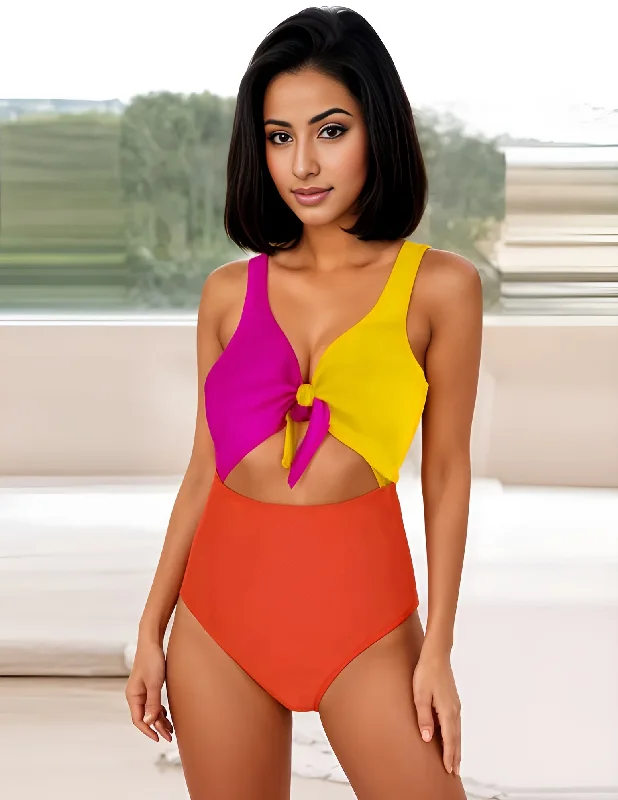 Buttoned One-Pieces for Style -Cover Me In Sunshine Swimsuit