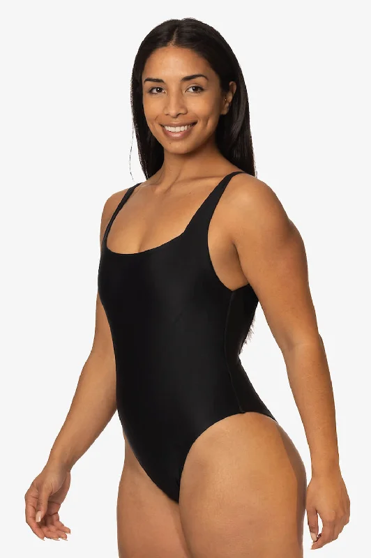 Maximalist One-Pieces for Bling -Nova Scotia Surf Onesie - Black