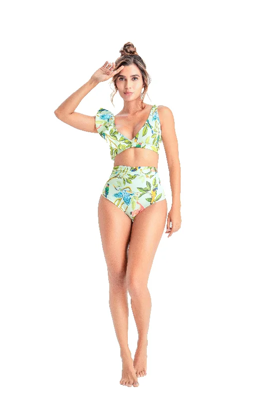 Cute crop swim sets for youthful charm -Bikini Milagros Isla Pájaros