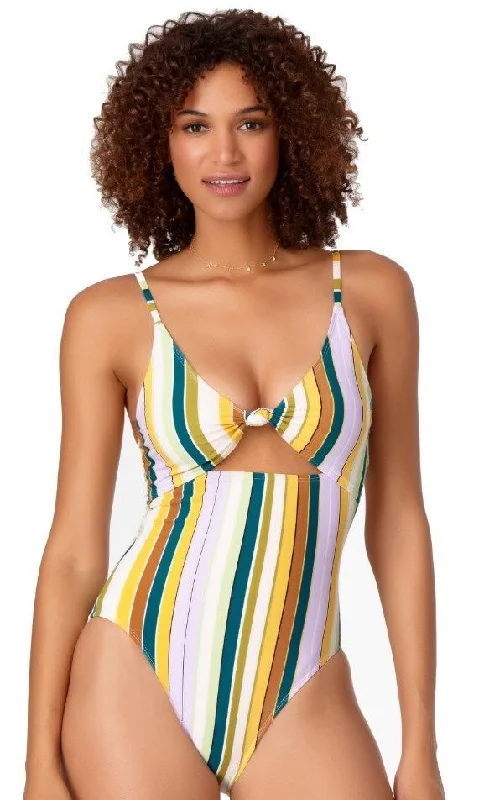 Maternity One-Pieces for Pregnancy -Anne Cole Studio Knotted Front One Piece Swimsuit