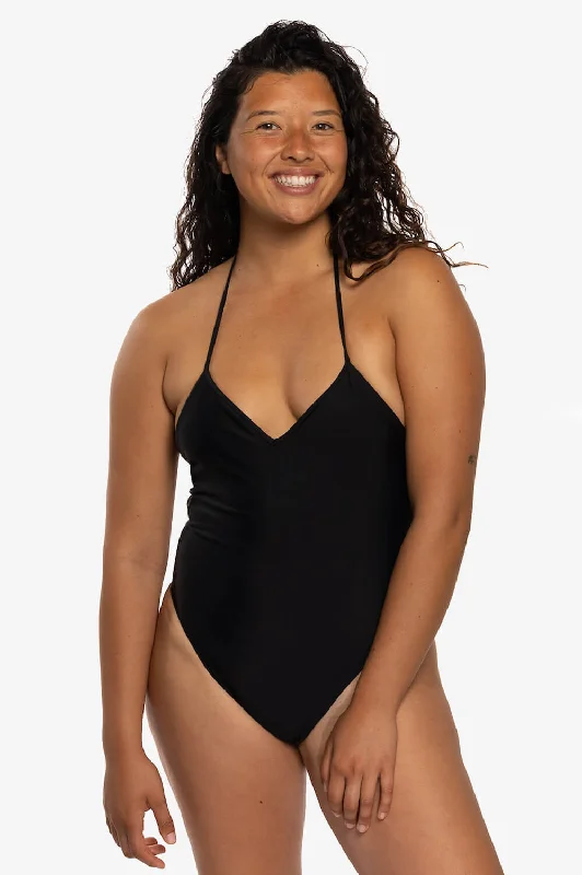 Running One-Pieces for Exercise -Lucia Surf One Piece - Black