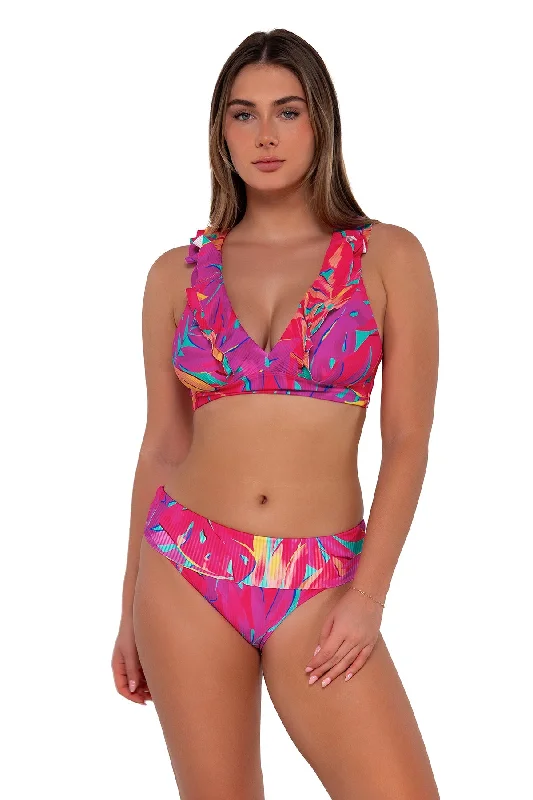 Affordable tankini swim sets for swim deals -Sunsets Oasis Sandbar Rib Willa Wireless Top