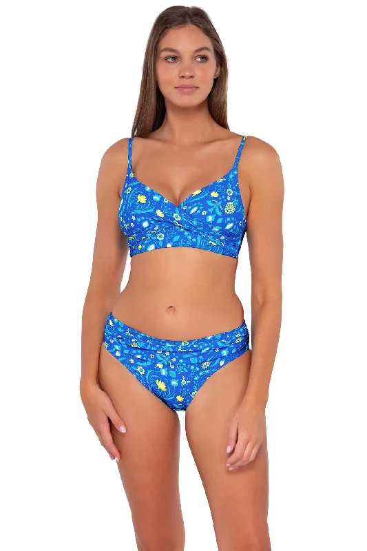 Lightweight swim sets for summer swim ease -Sunsets Pineapple Grove Lyla Bralette Top