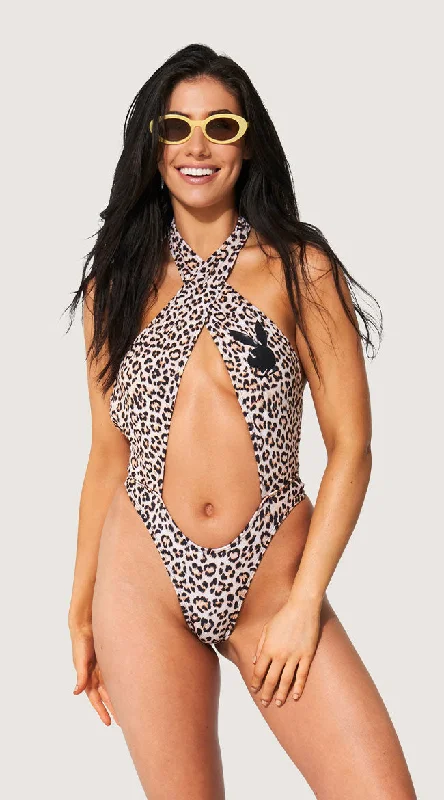 Cycling One-Pieces for Biking -Playboy Wild and Free One Piece Swimsuit