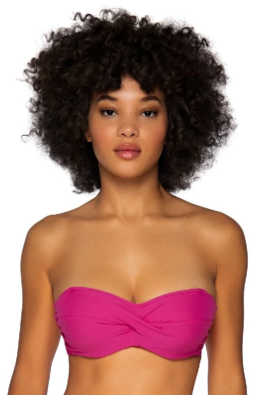 Open-Back One-Pieces for Sexy -SUNSETS ICONIC TWIST UNDERWIRE BANDEAU